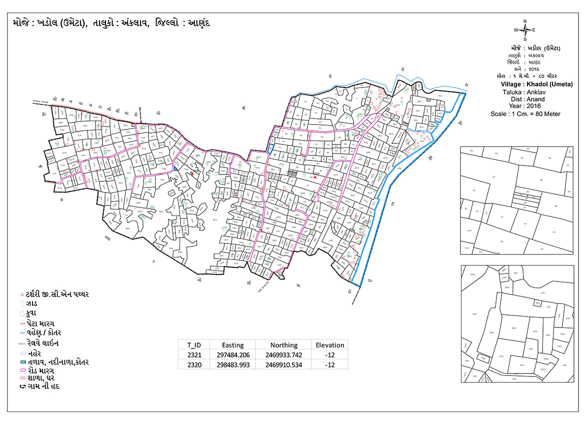 Map Data Print