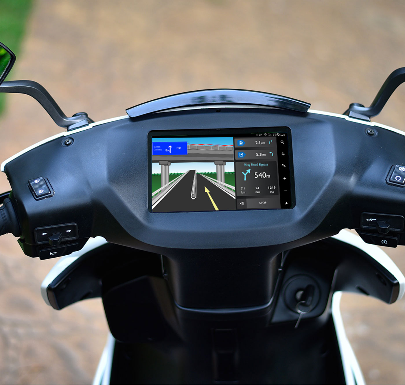 MapmyIndia's Embedded Navigation for Two Wheeler Smartphone