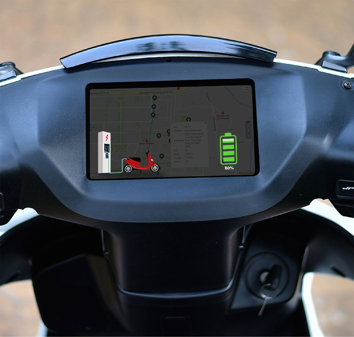 MapmyIndia's Embedded Navigation for Two Wheeler Smartphone